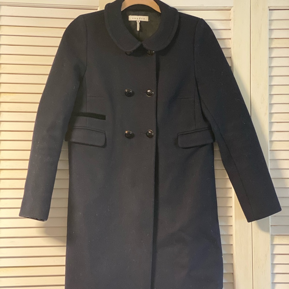 Sandro mid length winter coat